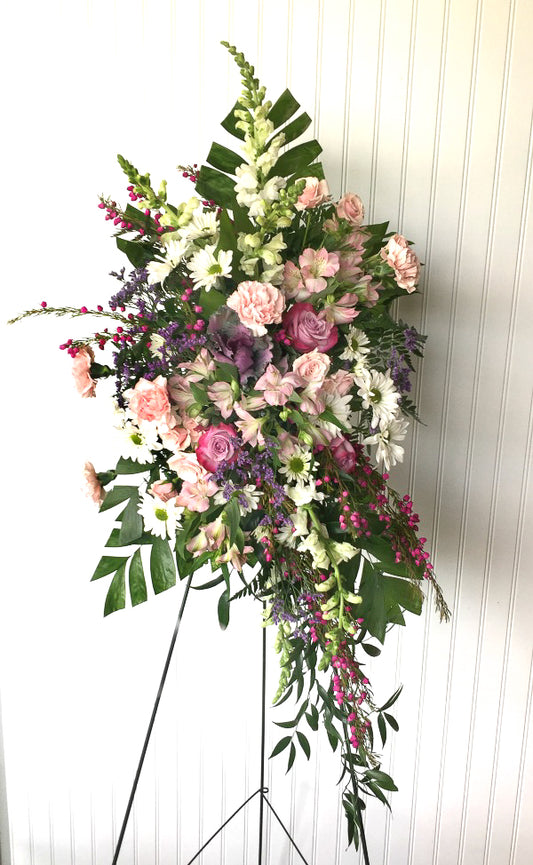 Bouquet suspendu "Rosé"