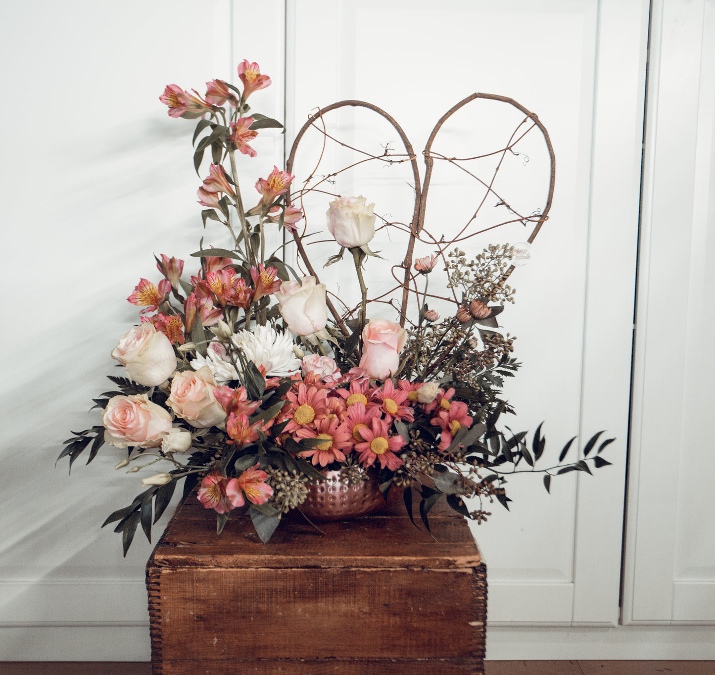 Bouquet " Coeur en fleurs "