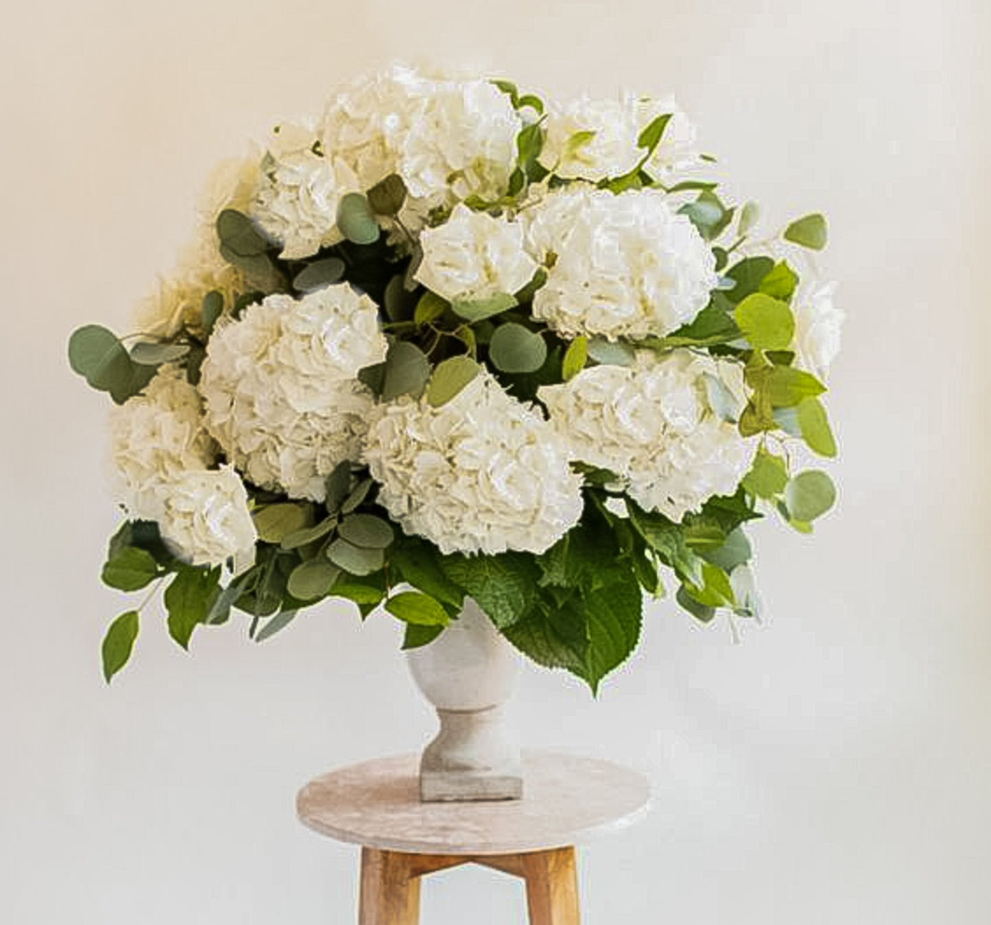 Bouquet "Hydrangées blancs"
